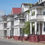 Historic Inner City of Paramaribo Paramaribo Colonial Houses