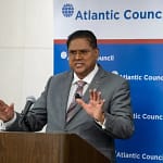 A conversation with H.E. Chandrikapersad Santokhi, president of Suriname, chair of the Caribbean Community A conversation with H.E. Chandrikapersad Santokhi, president of Suriname, chair of the Caribbean Community